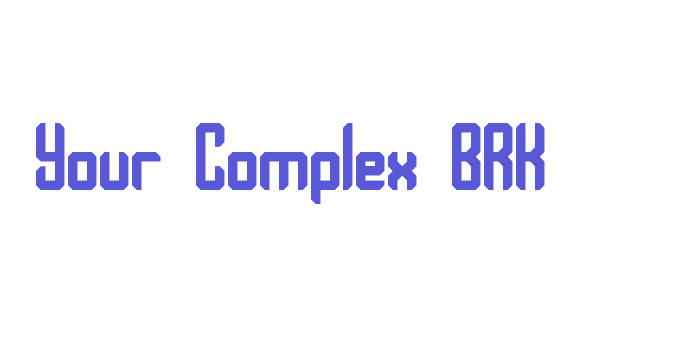 Your Complex BRK Font Download