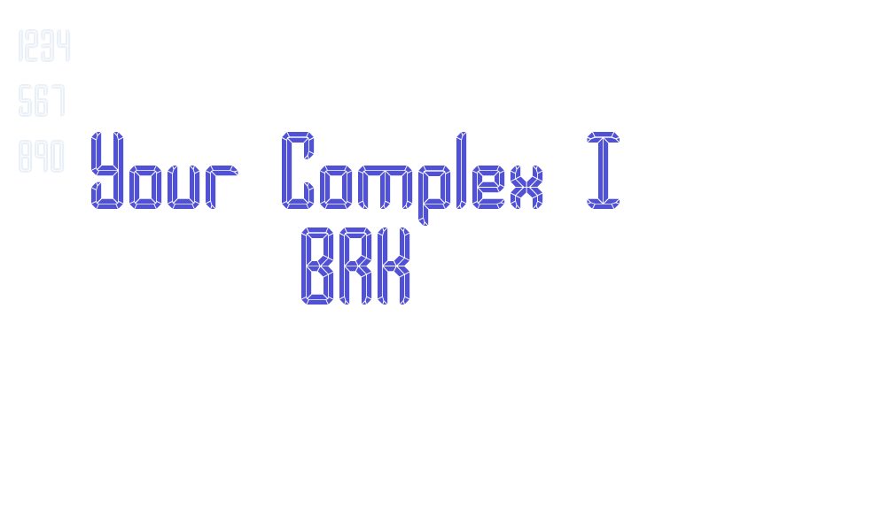 Your Complex I BRK-font-download