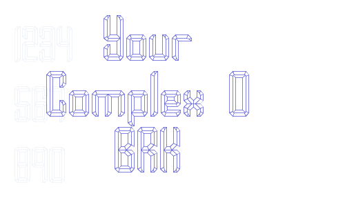 Your Complex O BRK Font