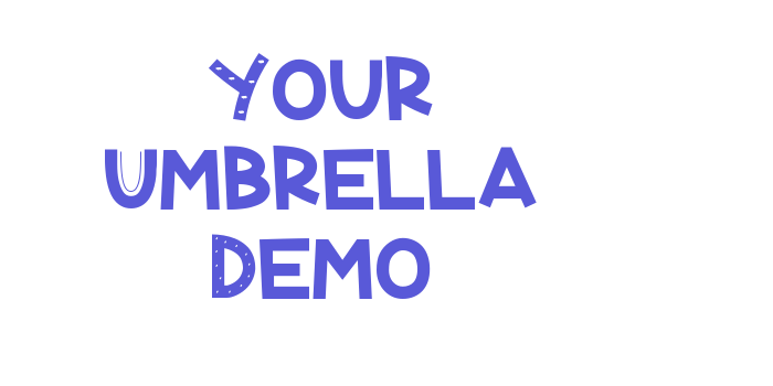 Your Umbrella Demo Font Download