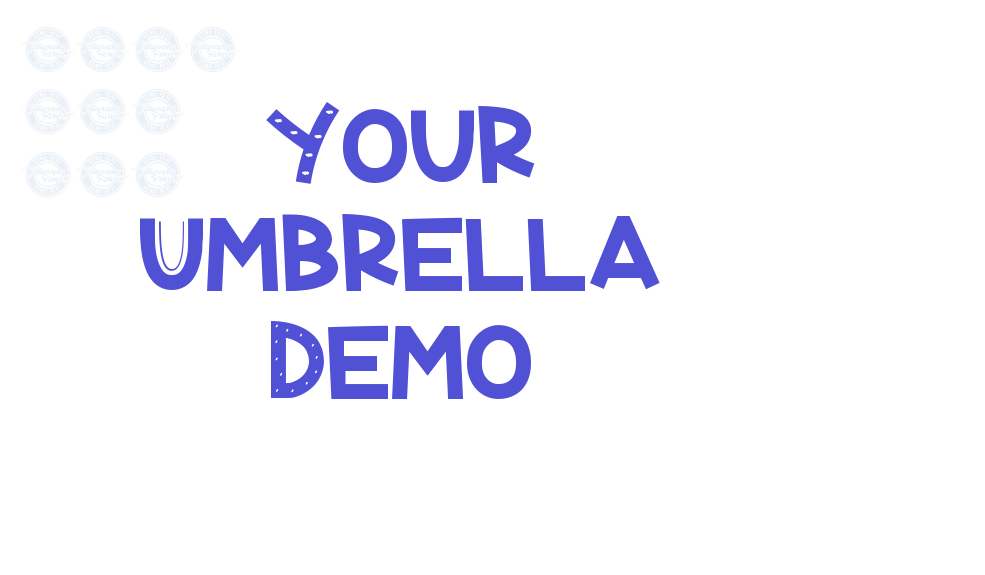 Your Umbrella Demo-font-download