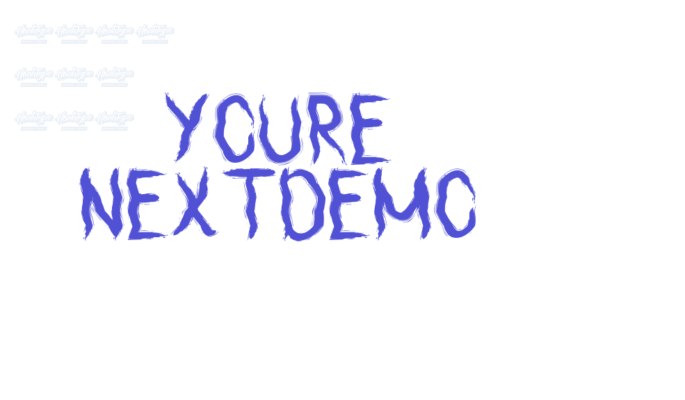 Youre NextDemo-font-download