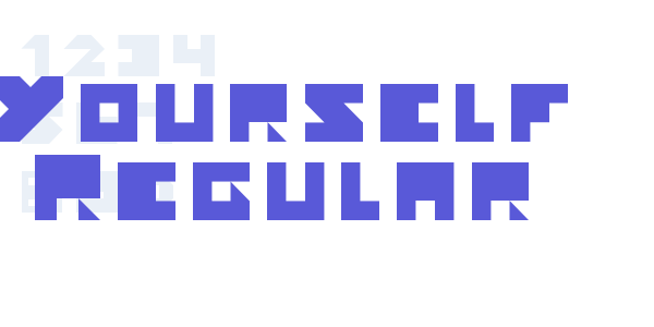 Yourself Regular font