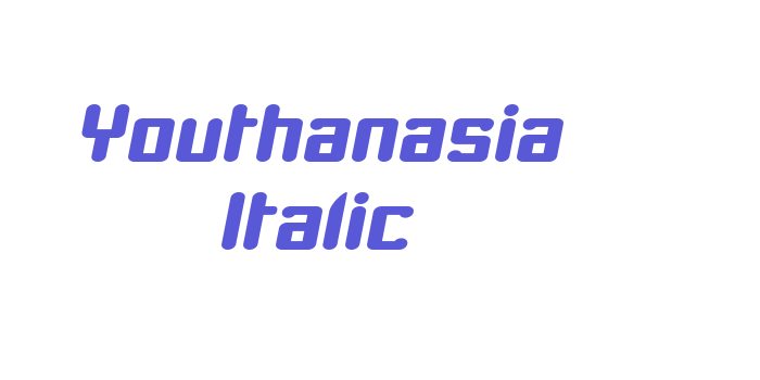 Youthanasia Italic Font Download