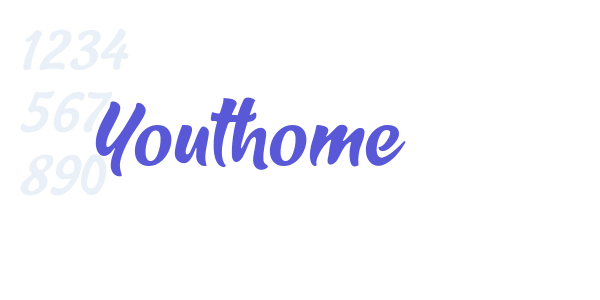 Youthome font