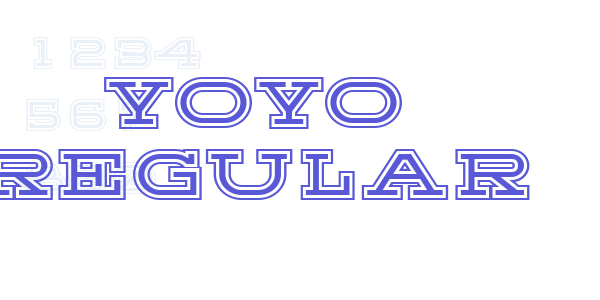 Yoyo Regular font free