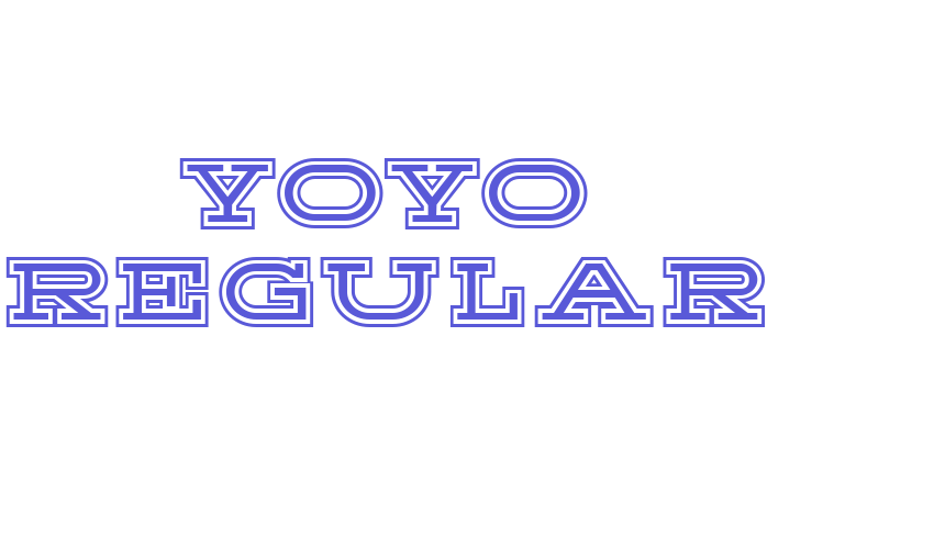 Yoyo Regular Font