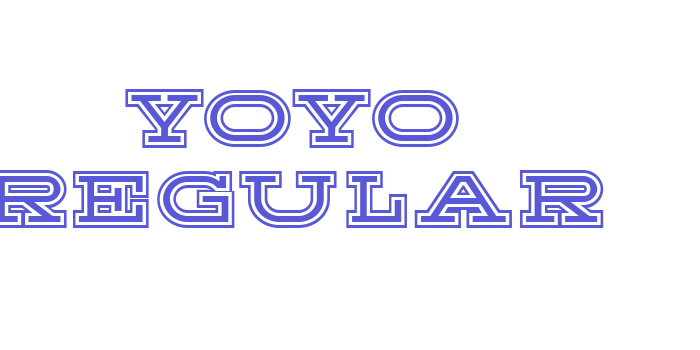 Yoyo Regular Font Download