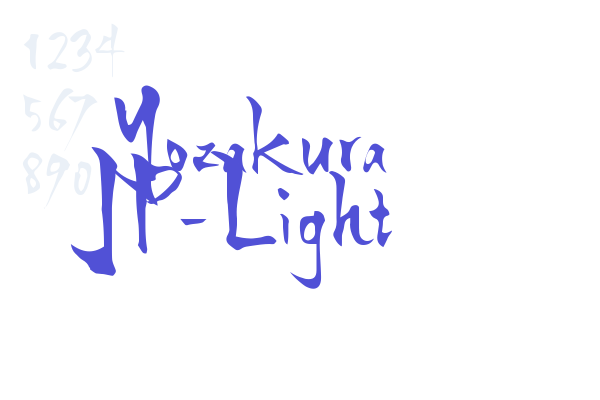 Yozakura JP-Light Font Download