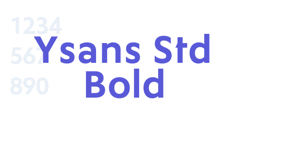 Ysans Std Bold font free