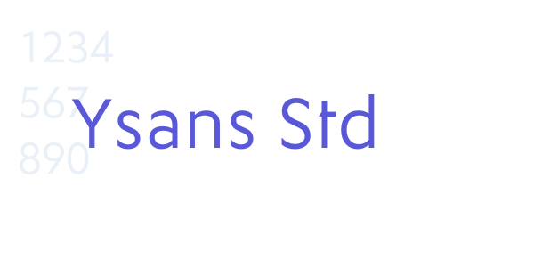 Ysans Std font free