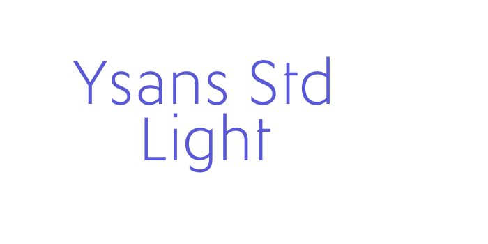 Ysans Std Light Font Download