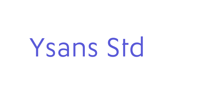 Ysans Std Font Download