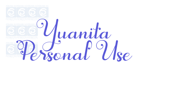 Yuanita Personal Use font free