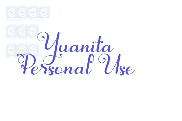 Yuanita Personal Use Font Download