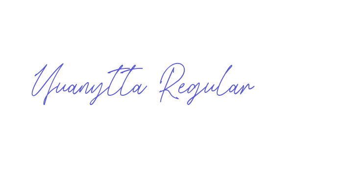 Yuanytta Regular Font Download