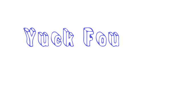 Yuck Fou font free