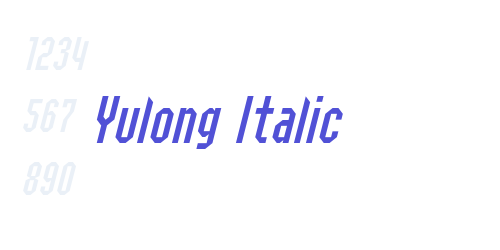 Yulong Italic-font-download