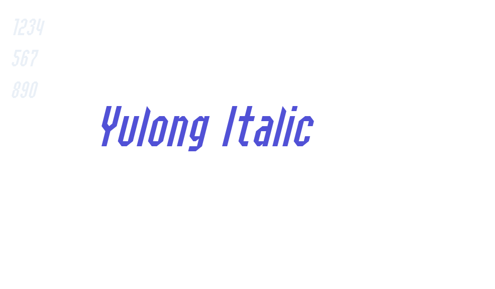 Yulong Italic-font-download