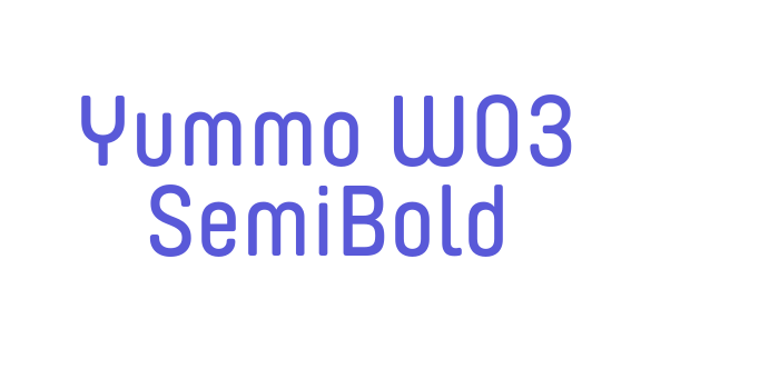 Yummo W03 SemiBold Font Download