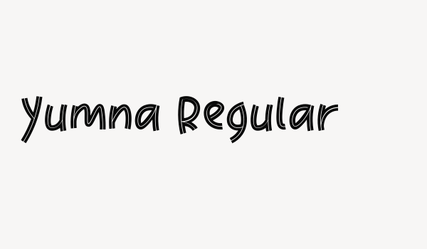 Yumna Regular Font