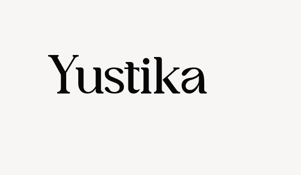 Yustika Font