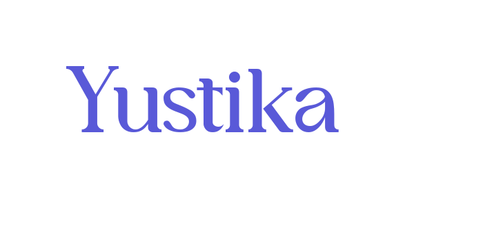 Yustika Font