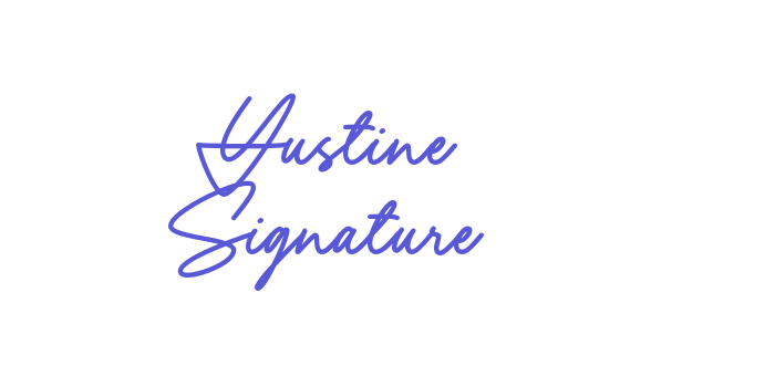 Yustine Signature Font Download