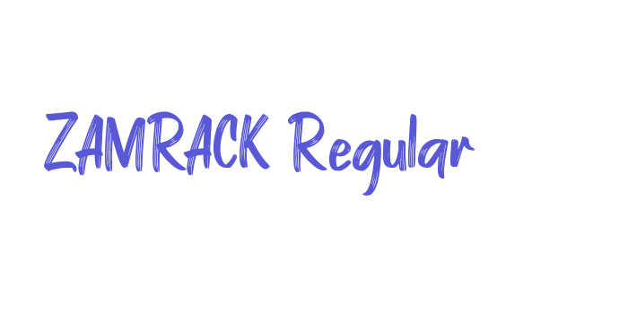 ZAMRACK Regular Font Download