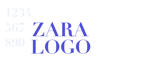 ZARA LOGO font download