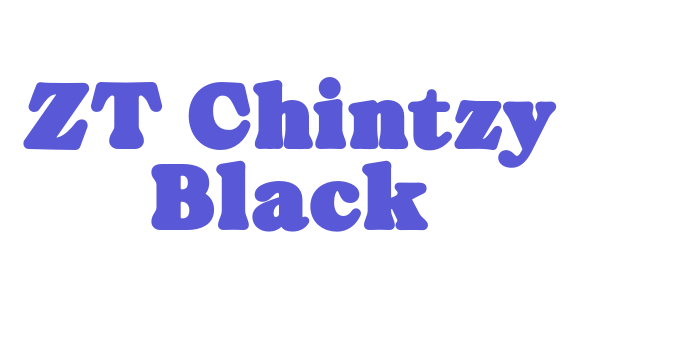 ZT Chintzy Black Font Download