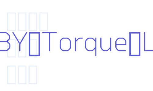 ZVXQBY+Torque-Light Font