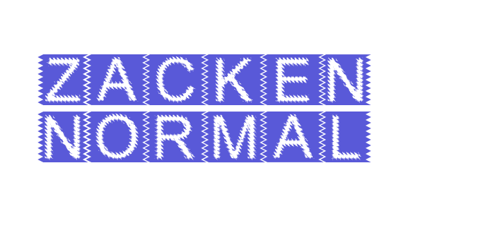 Zacken Normal Font Download