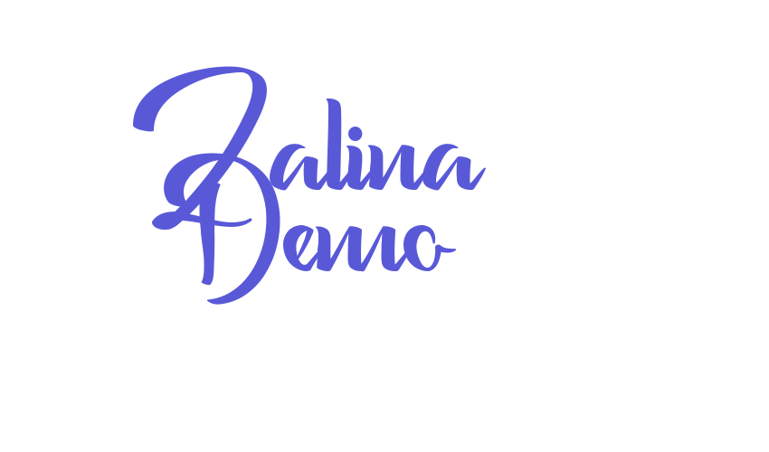 Zalina Demo Font