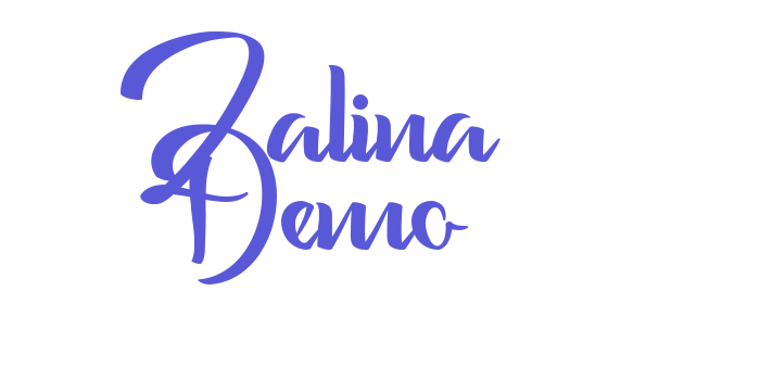 Zalina Demo Font Download