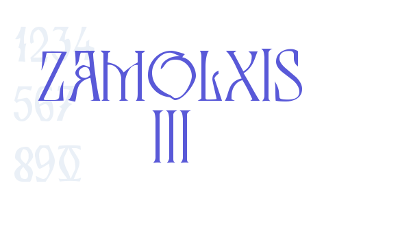 Zamolxis III Font