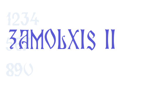 Zamolxis II Font Download