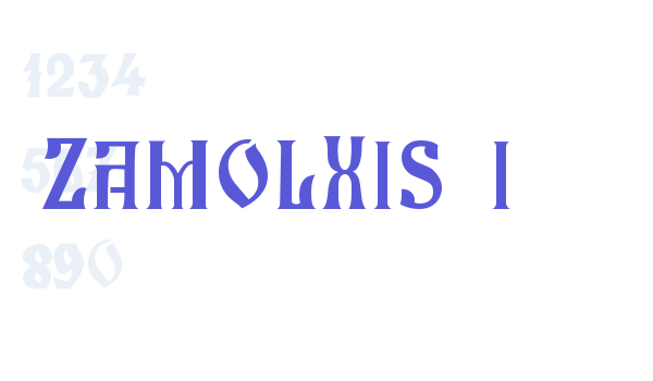 Zamolxis I Font