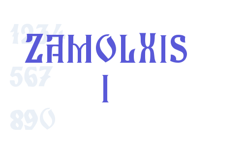 Zamolxis I Font Download