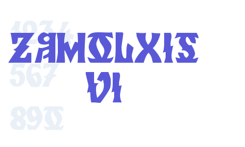 Zamolxis VI Font Download