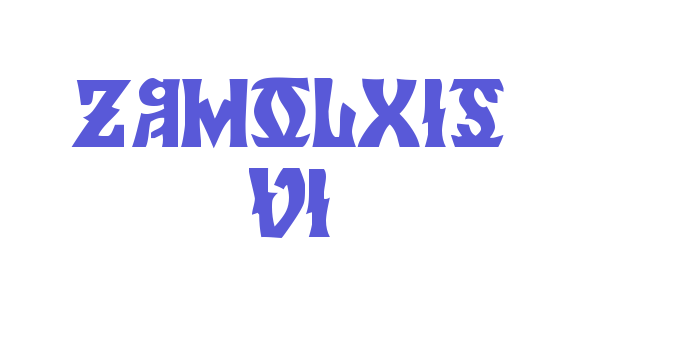 Zamolxis VI Font