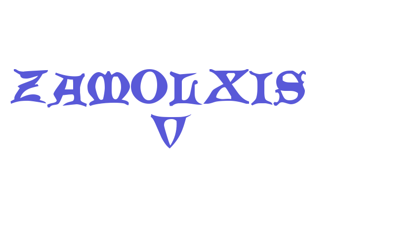 Zamolxis  V Font Download