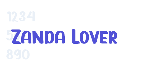 Zanda Lover-font-download