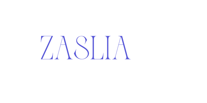 Zaslia Font