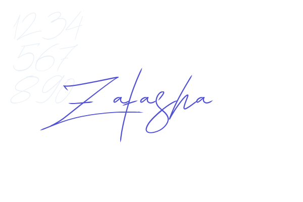 Zatasha Font Download