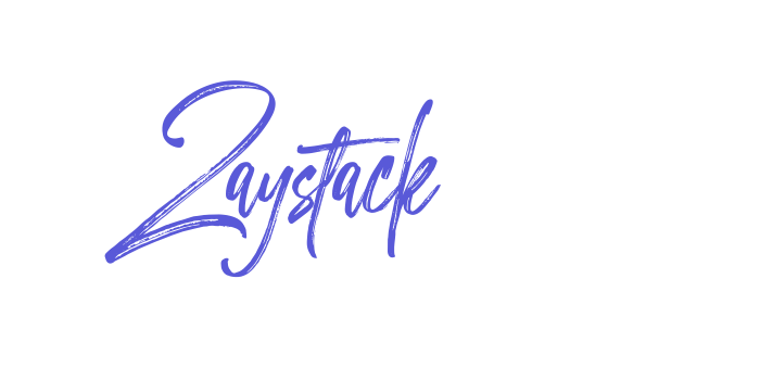 Zaystack Font Download