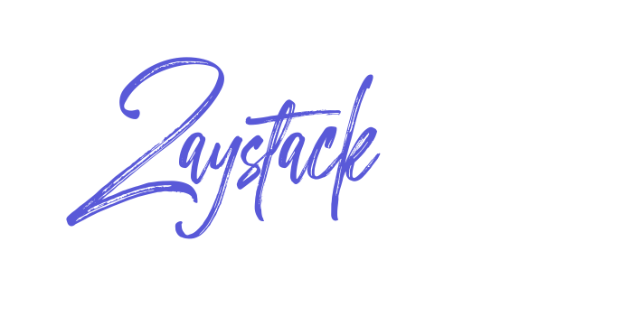 Zaystack Font