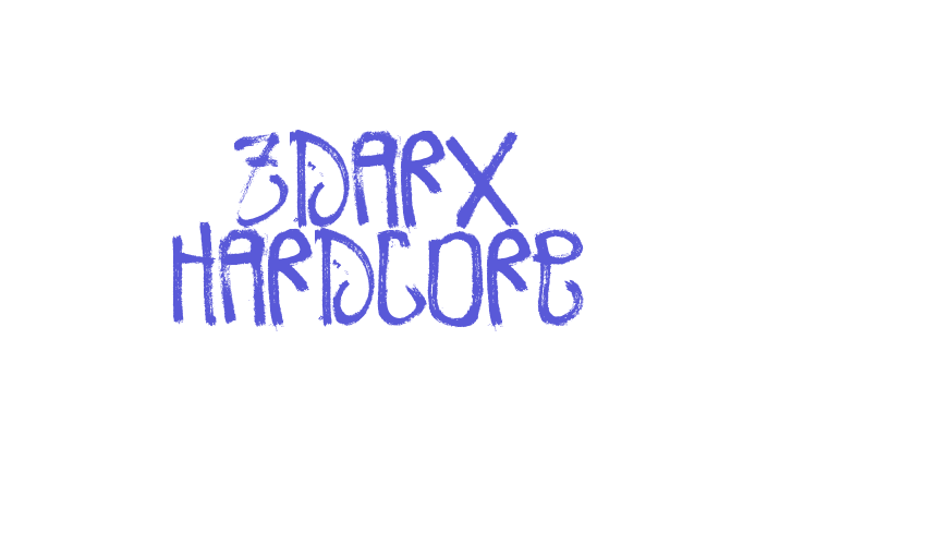 Zdarx Hardcore Font