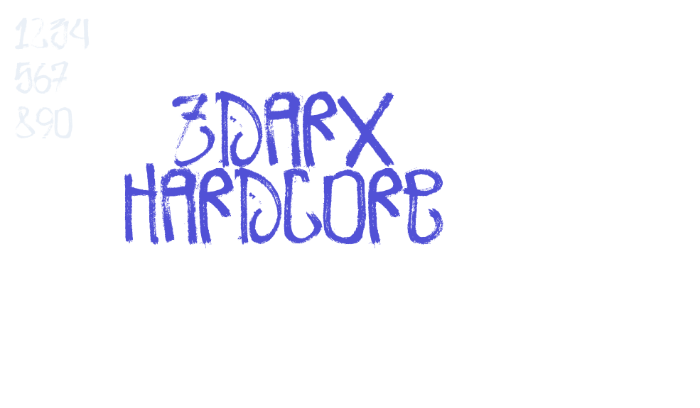 Zdarx Hardcore-font-download