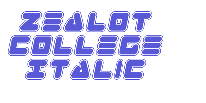 Zealot College Italic Font Download